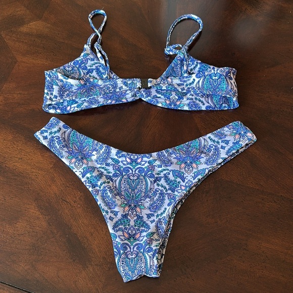 New Blackbough Swim Paisley Swimsuit medium - Picture 7 of 9